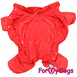 FOR MY DOG Комбинезон красный  д/девочек  (14) FW723-2019 F