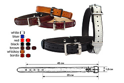 Ошейник "Zoo-M"  "Классика" 16 мм 35-45 см 110008
