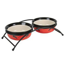 Миски керамические на подставке 0,25л 13 см 2 шт. 24790 Trixie