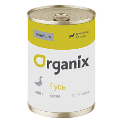 Organix (Органикс) влажные консервы Premium для собак с гусём 400 г