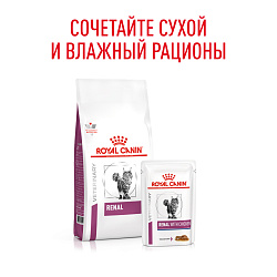 Royal Canin (Роял Канин) Ренал Фелин Корм влажный для кошек для поддержания функции почек куриц 85 г