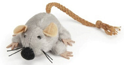Игрушка мышь с хвостом из веревки, Camon