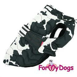 FOR MY DOG Попона черно/белая (A0) FW1067/1-2021