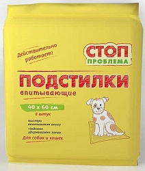 СТОП-ПРОБЛЕМА Подстилки гелевые 40*60 (8 )Неотерика(Экопром)