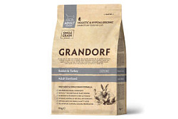 Grandorf (Грандорф) Корм для стерилизованных кошек кролик с рисом 2 кг