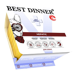 BEST DINNER(Бест Диннер)Vet Profi Hepatic влажный корм для кошек при болезнях печени с курицей 100 г