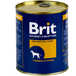 BRIT корм д/собак говядина и печень 850 г 210489/80276