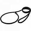 Поводок-удавка с кольцом "нейлоновый канат" 10 мм*170 см (черный) PDE1068BL  V.I.Pet
