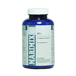 Маримикс 37+  комплекс витаминов и минералов с глюкозамином 250 таб.