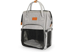 Рюкзак-переноска "Pet" серая 27x24x42 см Camon 12774