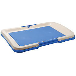 Туалет для собак 48*35*6 см малый (синий) Р102-05 V.I.Pet