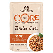 CORE TENDER CUTS влажный корм для кошек из курицы с индейкой в виде нарезки в соусе 85 г