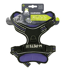 Шлейка для собак Hiking, M, 35-60 см, 40-75 см, 25 мм, синий, MPets 10825099