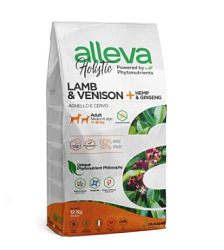 Alleva Holistic Dog Adult Medium/Maxi сухой корм для взрослых собак с ягненком и олениной 12кг 11621
