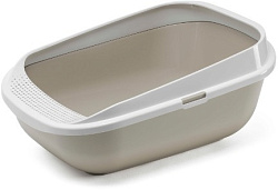 Туалет открытый Comfy Step 57*42*25 см серый 7016129 Moderna