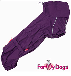 FOR MY DOG Дождевик фиолетовый для девочек р-р ТС2 TDSS0043-2024T F