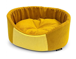 Лежанка для мелких собак FRESH, цвет охра / лимон размер 45х39 см Pride