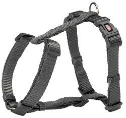 Шлейка Premium H-Hamess, L-XL: 75-120 см/25 мм, графит 203516 Trixie