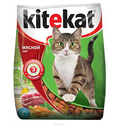 Kitekat (Китекат) сухой корм для кошек Мясной пир 1,9 кг 10132142