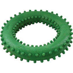 Игрушка для средних собак "Кольцо с шипами" №4 12,8 см Зооник