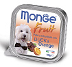 Monge Dog Fruit ламистер для собак утка с апельсином 100 г арт. 70013239