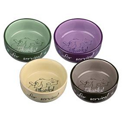 Миска керамическая для кошки 0,3 л 11 см арт. 24793 Trixie