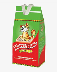 Наполнитель комкующийся Котенок Экстра 5 л