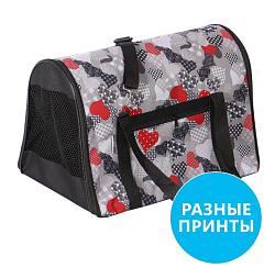 Сумка-переноска FLIP ПРИНТ разм. M 43*27*30 PerseiLine СП-72 МИКС