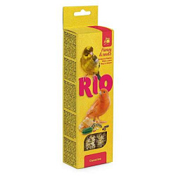 RIO Палочки для канареек  с медом и полезными семенами 2*40 г