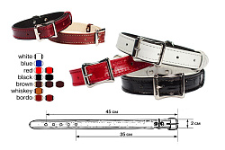Ошейник "Zoo-M"  "Классика" 20 мм 35-45 см 110010