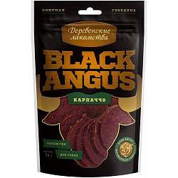 Деревенские лакомства Black angus карпаччо для собак 50 г 79201963