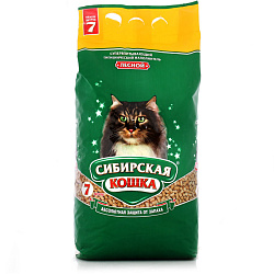 Наполнитель Сибирская кошка Лесной древ гранулы 7 л 