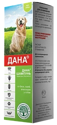 Дана шампунь для лечения энтомозов и акарозов для собак 145 мл, Апиценна
