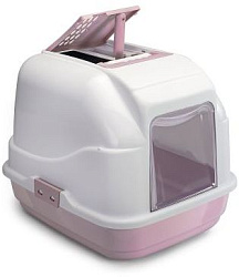 IMAC био-туалет для кошек EASY CAT 50х40х40h см, нежно-розовый 84086