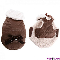 Куртка  Puppy Angel   "Овчинка" коричневый S/M 192 PA-CT 