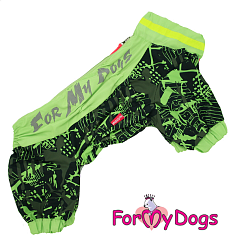 FOR MY DOG Дождевик зеленый неон для мальчиков р-р 14 521SS-2021 M