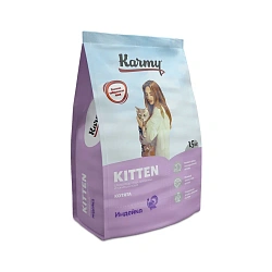 KARMY (Карми) корм сухой для беременных и кормящих кошек и котят индейка 1,5 кг