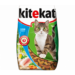 Kitekat (Китекат) сухой корм для кошек Улов рыбака 350 г 10132131