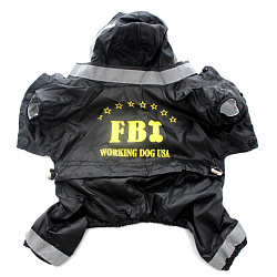 Дождевик "FBI" черный Limargy S 3276