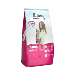 KARMY Adult сухой корм для взрослых кошек телятина 400 г 7025