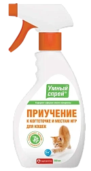 УМНЫЙ СПРЕЙ Приучение к когтеточке для кошек 200 мл.  (Апиценна)