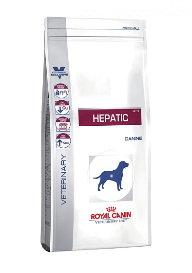Royal Canin (Роял Канин) Гепатик сухой корм для собак при заболевании печени  12 кг