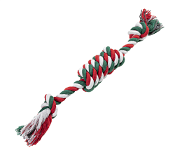 Игрушка для средних собак  NEW YEAR Веревка - морской узел 25 см Triol