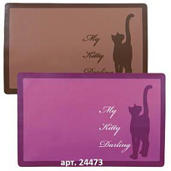 Коврик под миску "My Kitty Darling", 44*28 см арт. 24473 Trixie