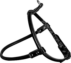 Шлея круглая "Collar Soft" для длинношерстных собак №1 10 мм*52 см*62-70 см черная 46221 