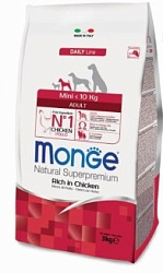 Monge Dog Mini для взрослых собак мелких пород 3 кг 70004114