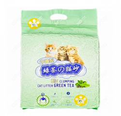 Наполнитель Тофу HAKASE AREKKUSU зеленый  чай 6л