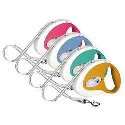 Рулетка FLEXI "Collection Fresh S 3м 12 кг, красный 20103/43116 Trixie