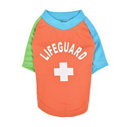 PUPPIA Футболка для собак "Rescuer", оранжевая, S, 26х30х20см (Южная Корея)
