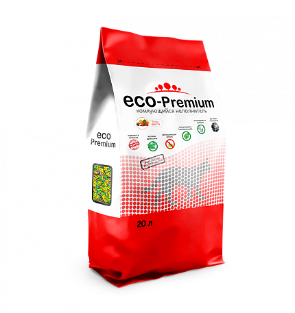 Наполнитель ECO-Premium GREEN древесный 7,6 кг 20 л 030076